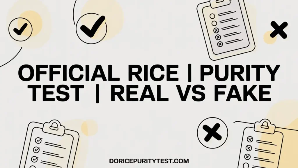 What Makes the Official Rice Purity Test Original