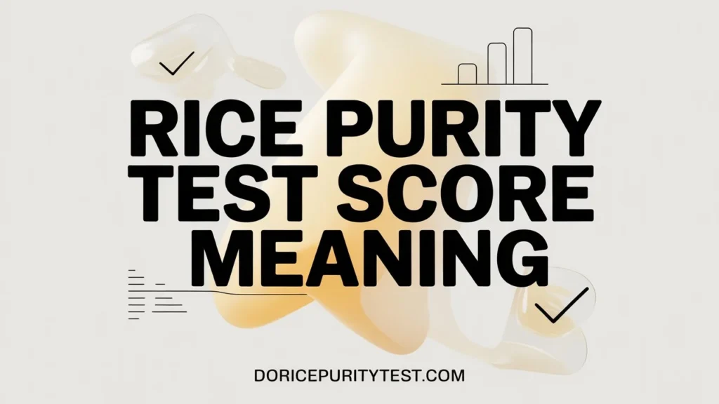 The Full Rice Purity Test Score Meaning — Range by Range