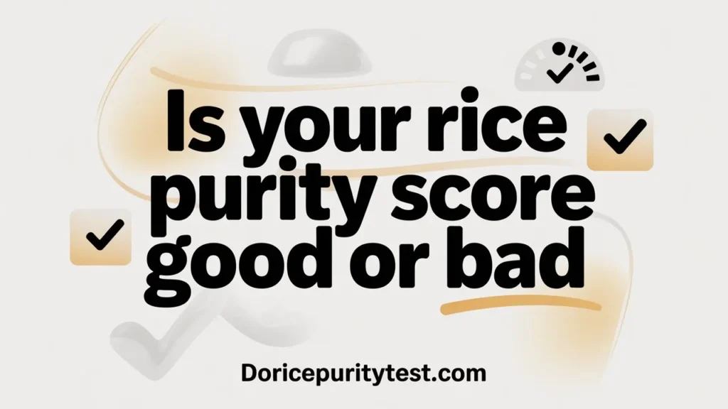 Average rice purity test scores by age group chart