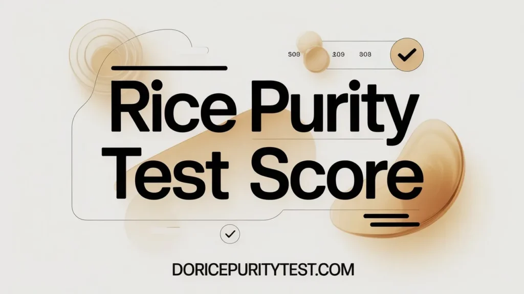 What Your Score Is Actually Measuring